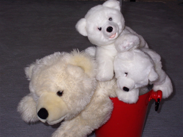 Eisbärenfamilie